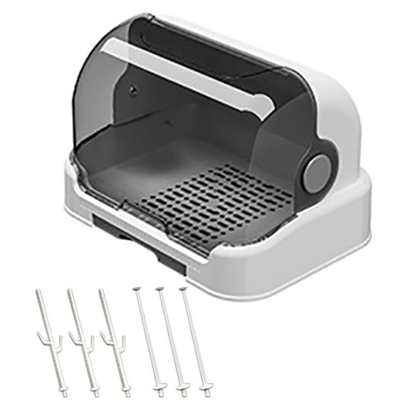 Baby Bottle Drying Rack Countertop Organizer, Foldable Bottle Storage with Removable Drip Tray and Wide Capacity for Bottles Cups and Pump Accessories, Perfect for Kitchen and Nursery Organization