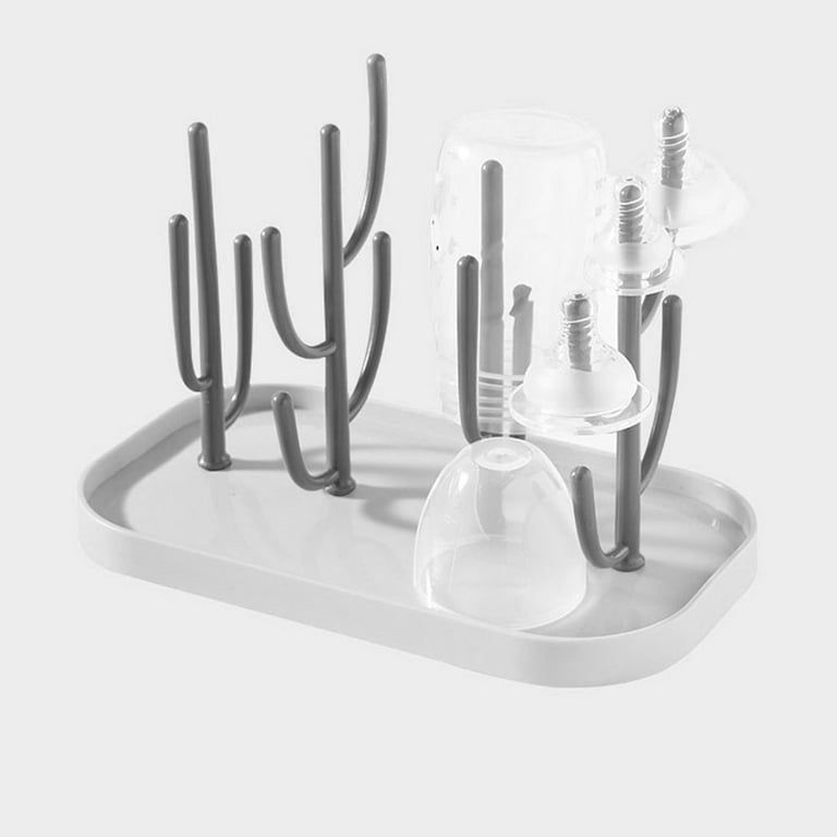Baby Bottle Drying Rack Baby Feeding Bottle Drying Rack Baby Bottle Drainer Drying Rack Baby Bottle Drying Rack with Tray Countertop Bottle