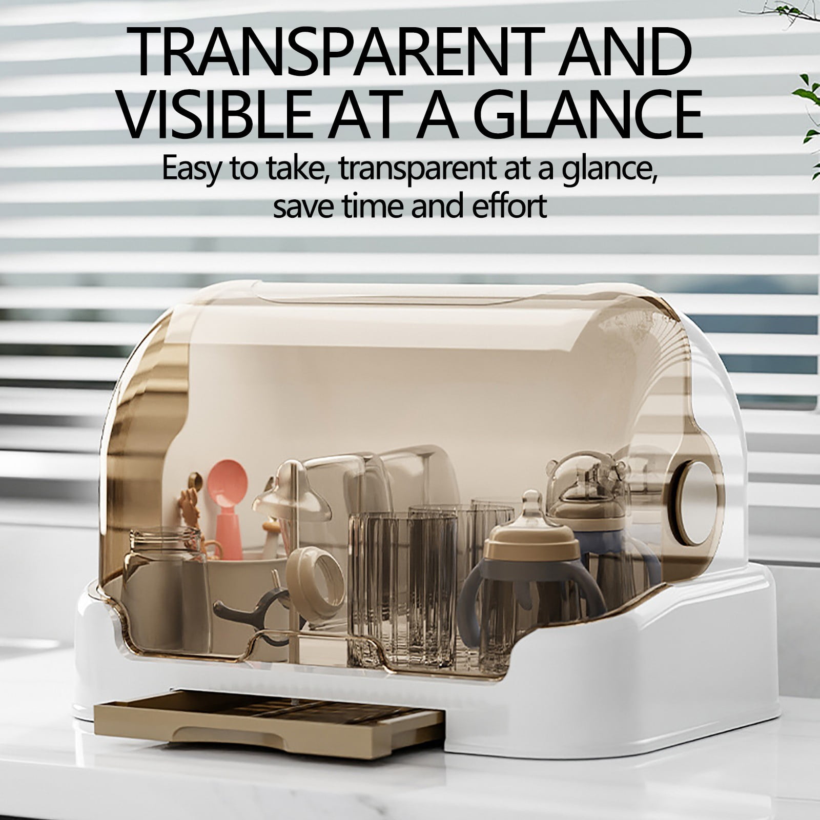 Baby Bottle Containers For Organizing Baby Bottle Drying Rack With Cover Nursing Bottle Storage Box With Baby Bottle Storage Box