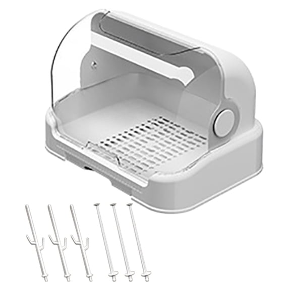 Baby Bottle Drying Rack, Removable Drip Tray Organizer for Bottles and Accessories, Hygienic and Space-Saving Storage for Baby Feeding Items, Perfect for Countertop Organization