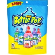 Baby Bottle Pop Assorted Fruit Flavored Candy, Variety Pack 5.5oz, 5-1.1oz Bottle Pops