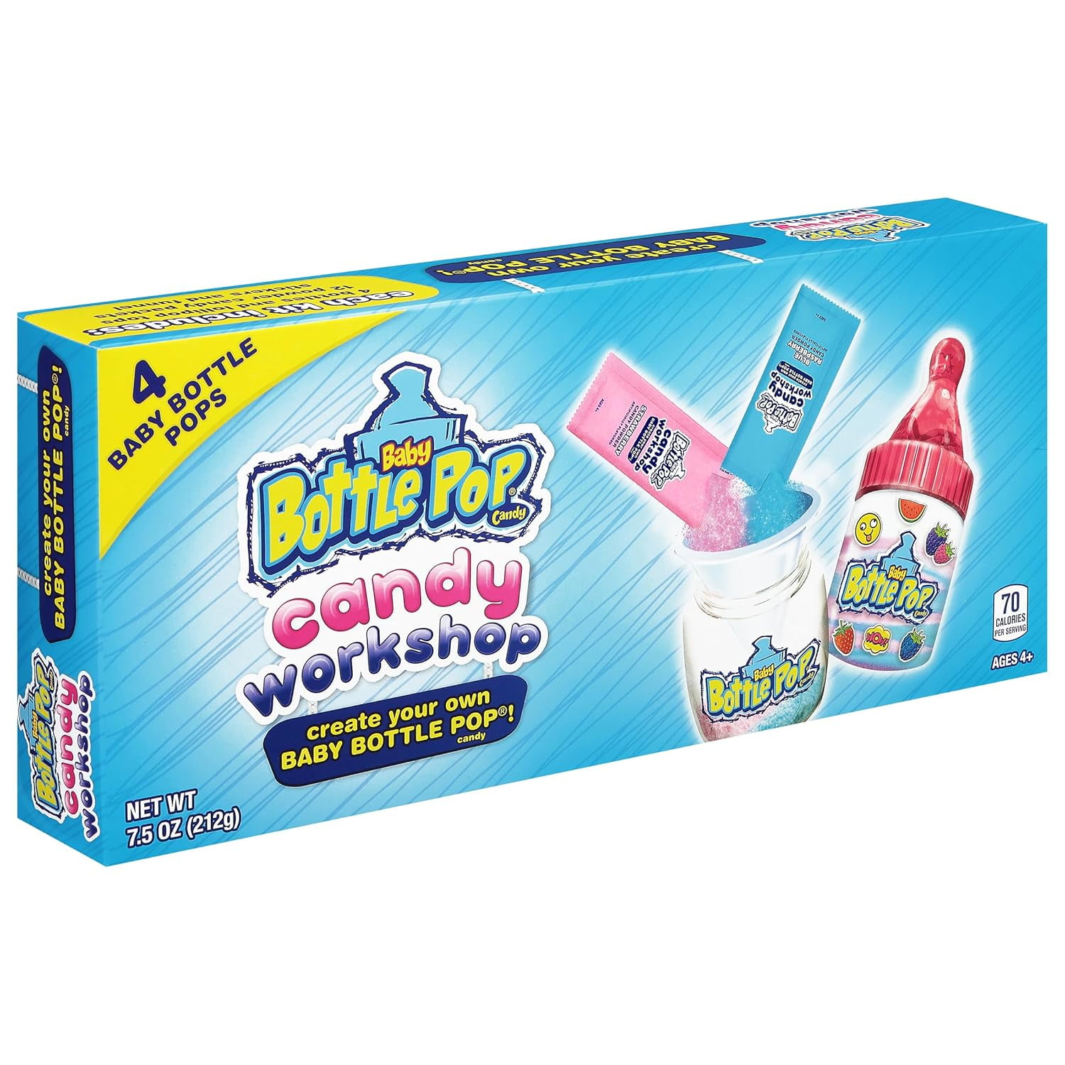Baby Bottle Pop Candy Candy Making Kit For Kids 4 Count