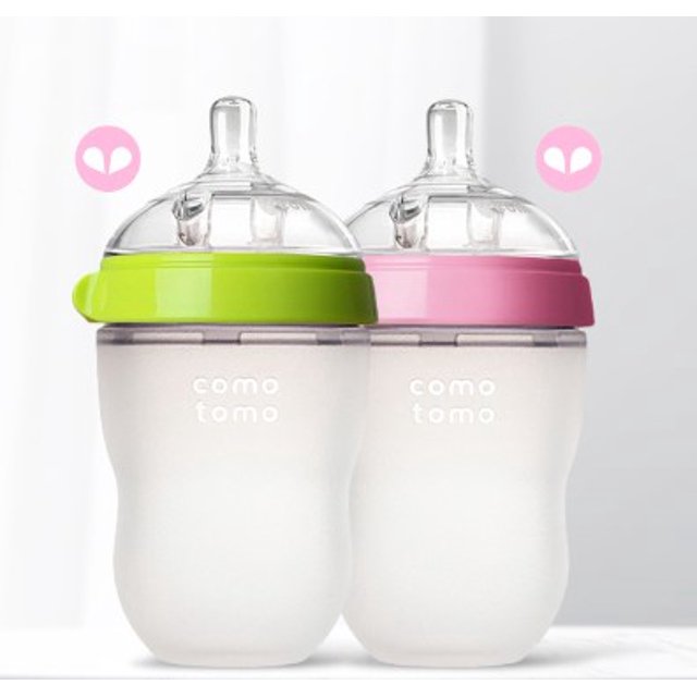 Baby Bottle Silicone Milk Bottle Imitation Breast Milk Solid Feeling