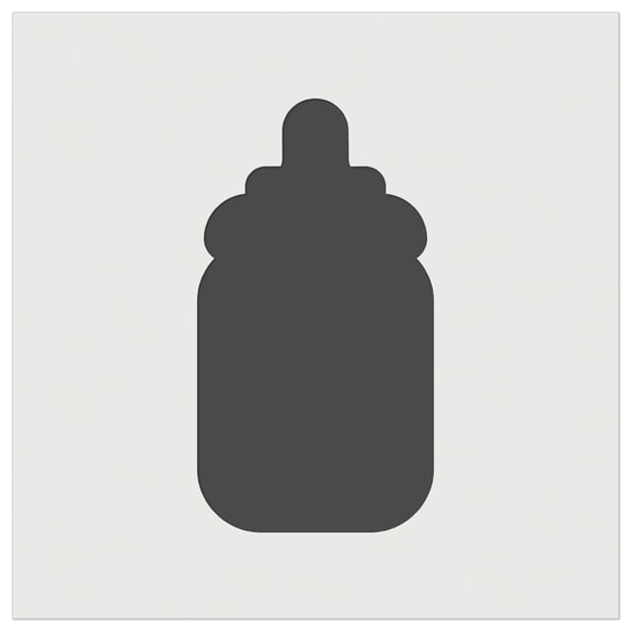 Baby Bottle Solid DIY Cookie Wall Craft Stencil - 5.5 Inch