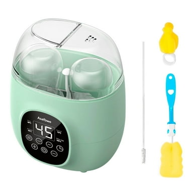 Baby Bottle Warmer, Bottle Sterilizer, 7-in-1 Fast Bottle Warmer Food Heater & Defros, Green