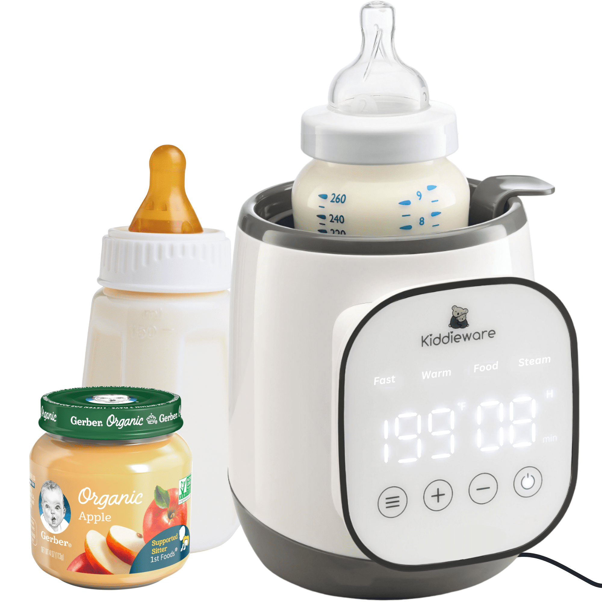 Baby Bottle Warmer for Breastmilk 5in1 Feeding Bottle Warmers for All Bottles, Food Jars