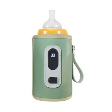 Baby Bottle Warmer, Jademall Portable Bottle Warmer USB Travel Mug Milk Heater Thermostatic Bottle Cover 5 Speed Temperature Adjustment Removable Handheld Warmer for Indoor Outdoor