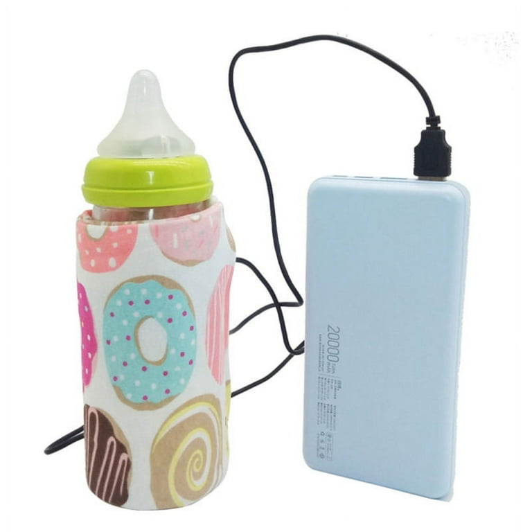 Baby Bottle Warmer,Portable USB Bottle Insulation Sleeve Thermostat Bottle  Milk Warmer Device