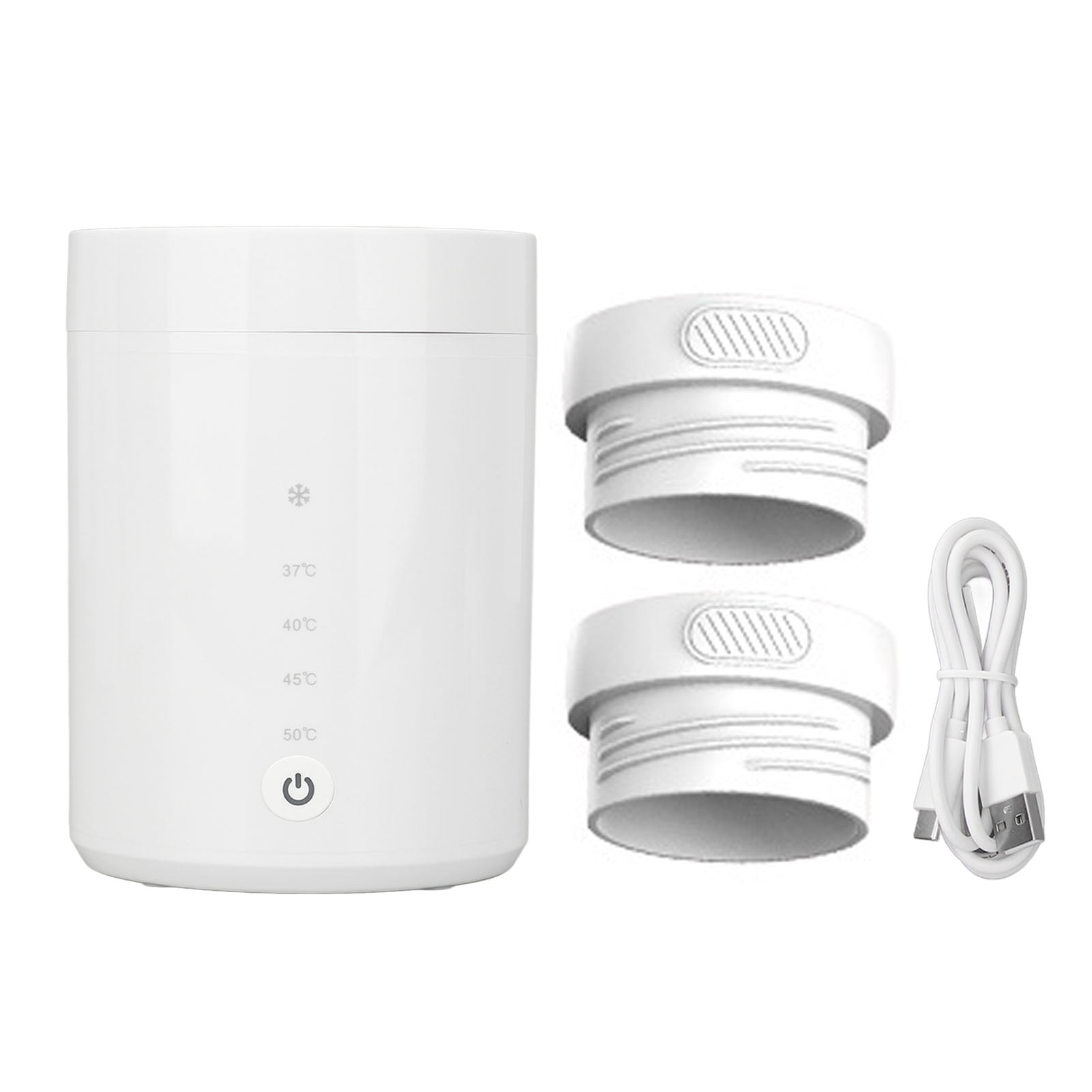 Baby Bottle Warmer with 2 Adapters Defrosting Rechargeable Feeding