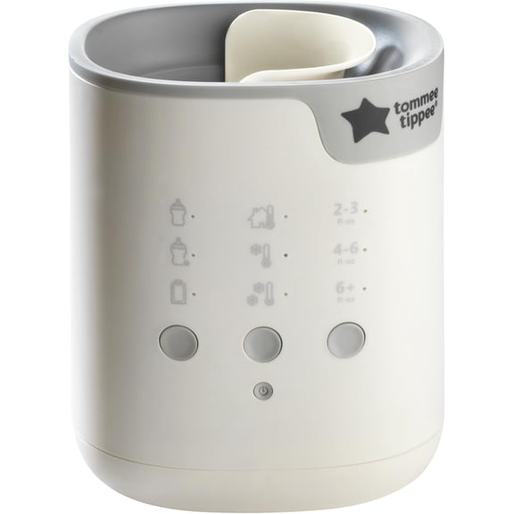 Baby Bottle and Food Warmer, Warms Breast Milk, Formula, Jars and Pouches to Body Temperature in Minutes, Automatic Timer, Touch Settings, White