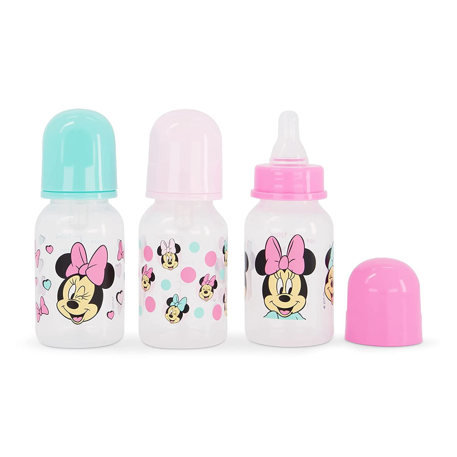 Baby Bottles 5 oz for Boys and Girls 3 Pack of Disney