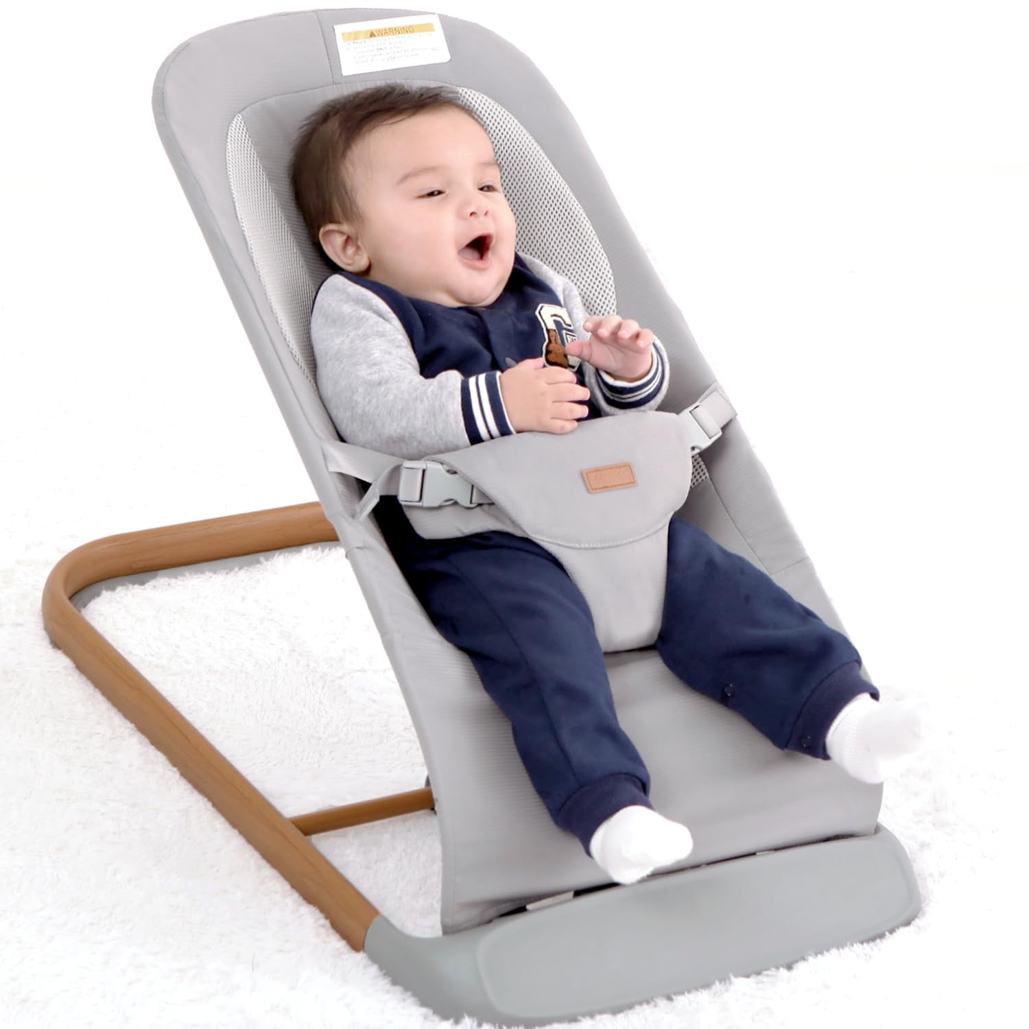 Baby Bouncer,Ergonomic Bouncer Seat for Babies with 3 Recline Positions
