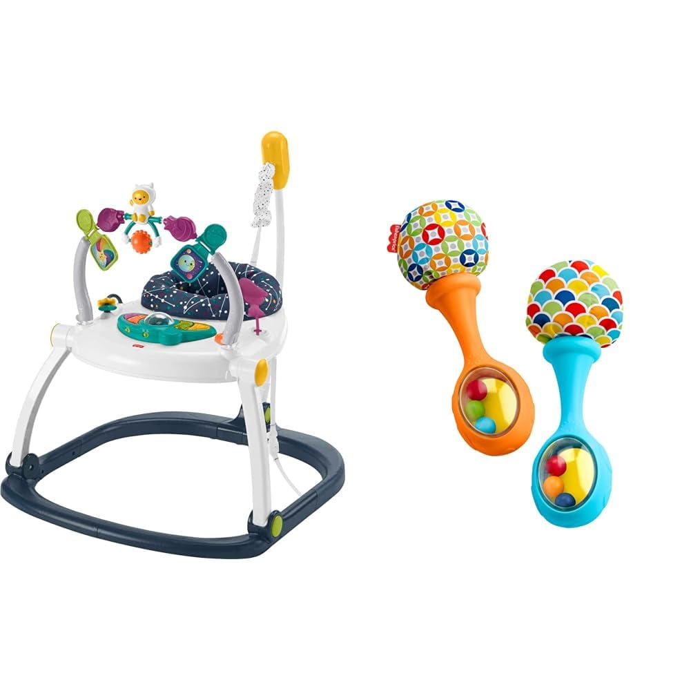 FisherPrice Baby Bouncer Activity Center with Lights Sounds and