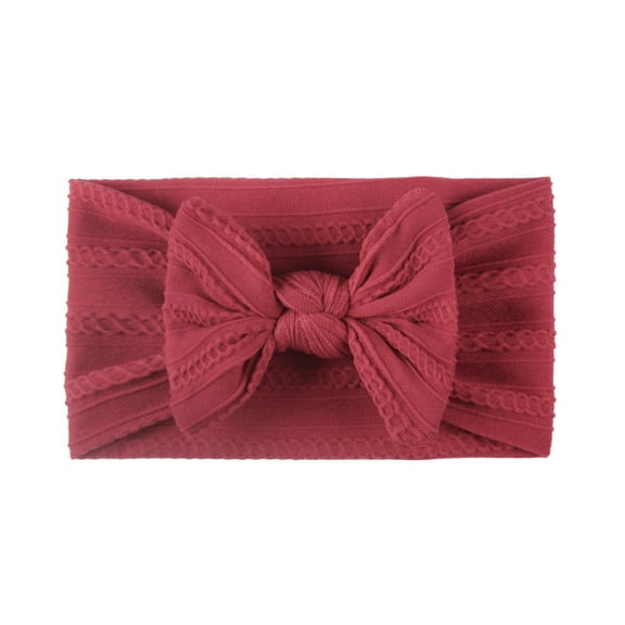 Baby Bow Headbands, Handmade Super Stretchy Soft Nylon Hairbands, Hair Bows Hair Accessories for Baby Girls Newborn Infant Toddlers Kids