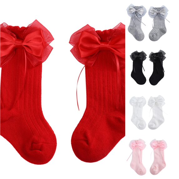 Baby Bow Socks Toddlers Boys Girls Children Kids Socks Toddler Shoes Socks Socks Floor Socks Neutral
