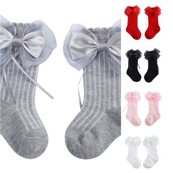 Baby Bow Socks Toddlers Boys Girls Children Kids Socks Toddler Shoes Socks Socks Floor Socks Neutral