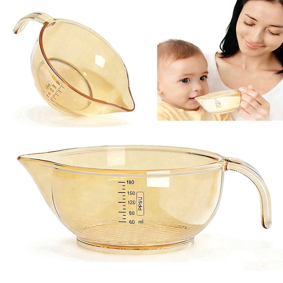 Baby Feeding Bowls - PPSU Material Infant Bowls with Anti-Choking Spout & Wide Grip for Newborn 0-6 Months to Toddler 12+ Months