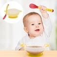 thumbnail image 1 of Baby Bowls with Suction Base, Spill-Proof Lid, Temperature-Sensing Spoon, Binaural Design Bowl for Babies Kids children Toddlers, First Stage Self Feeding, 1 of 2