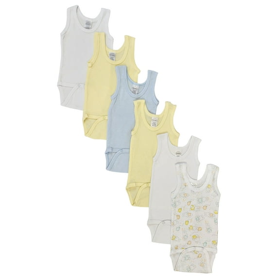 Baby Boy 6 Pc Onezies and Tank Tops