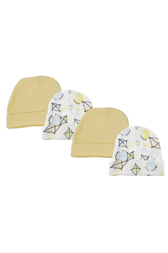 Baby Boy, Baby Girl, Unisex Infant Caps (Pack of 4)