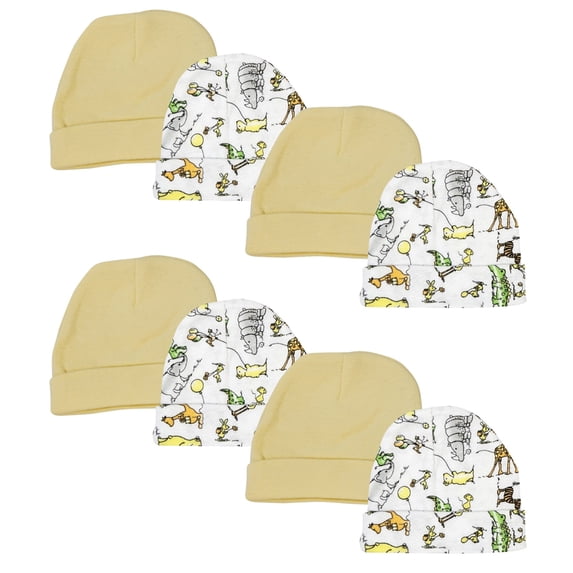 Baby Boy, Baby Girl, Unisex Infant Caps (Pack of 8)