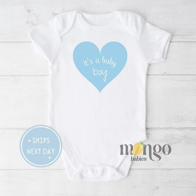 It'S A Baby Boy Baby Onesies Baby Reveal Pregnancy Announcement