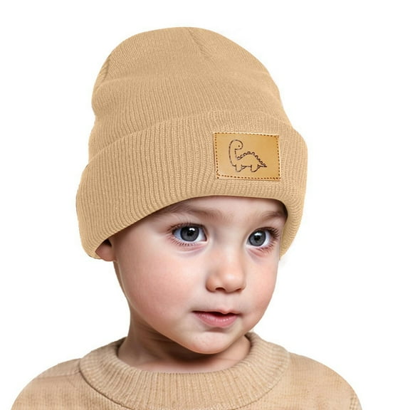 Baby Boy Beanie Kids Warm Windproof Knit Hood Hat for Winter Baby Boys Girls Winter Hat 2-8 Years