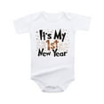 Baby Boy Boys Girls Short Sleeve Christmas Cartoon Letter Print Romper