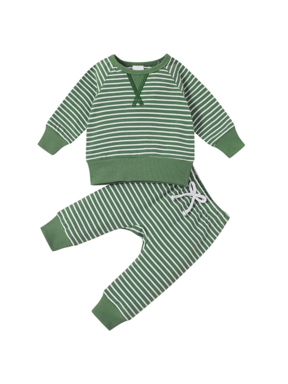 Baby Boy Brand Clothes Infant Newborn Kids Baby Boys Girls Striped Patchwork Long Sleeve Blouse Tops Cotton 3 Month Boy