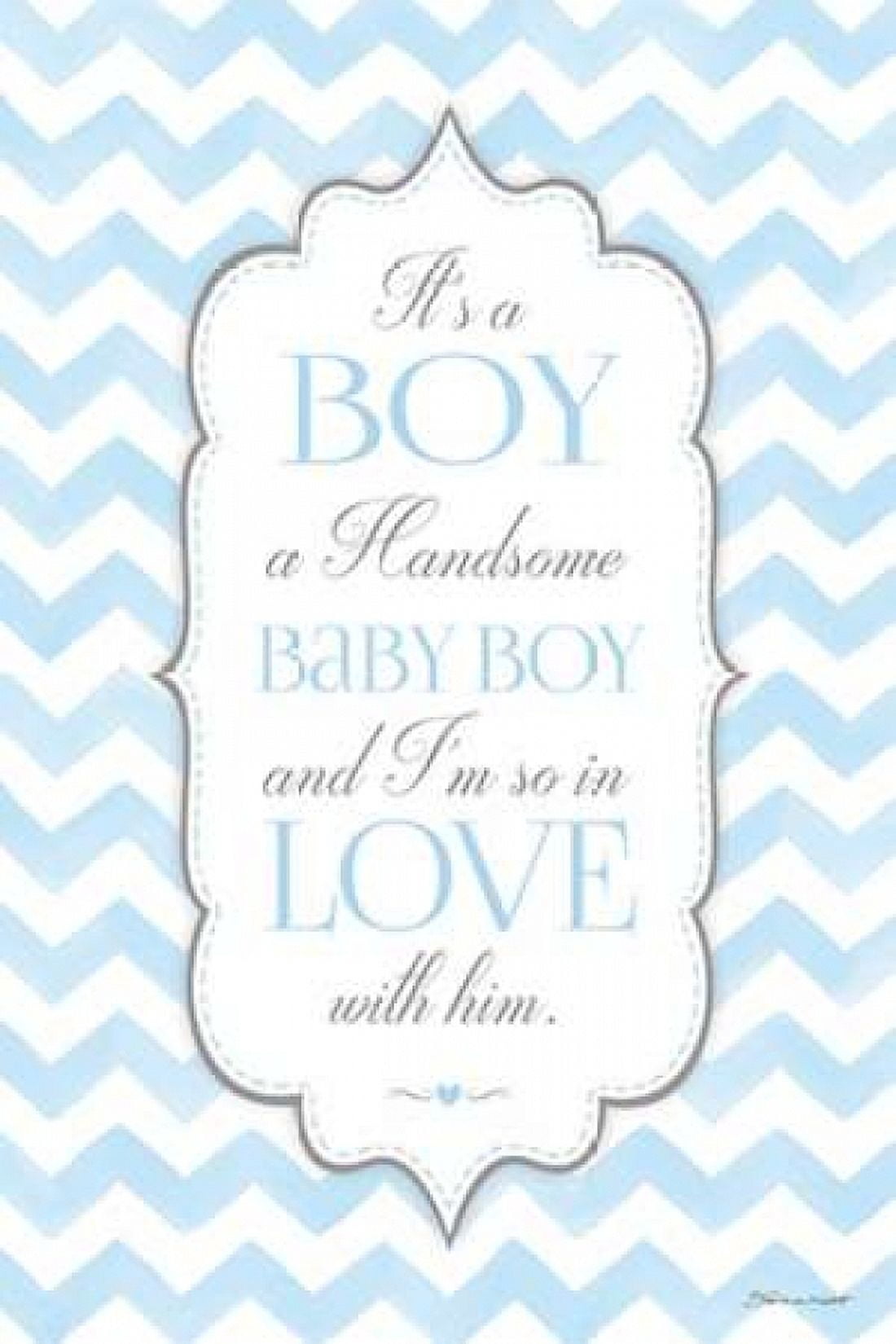 Baby Boy Canvas Art - Stephanie Marrott (12 x 18)