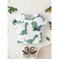 thumbnail image 1 of Baby Boy Cartoon Dinosaur Print Tee, 1 of 5