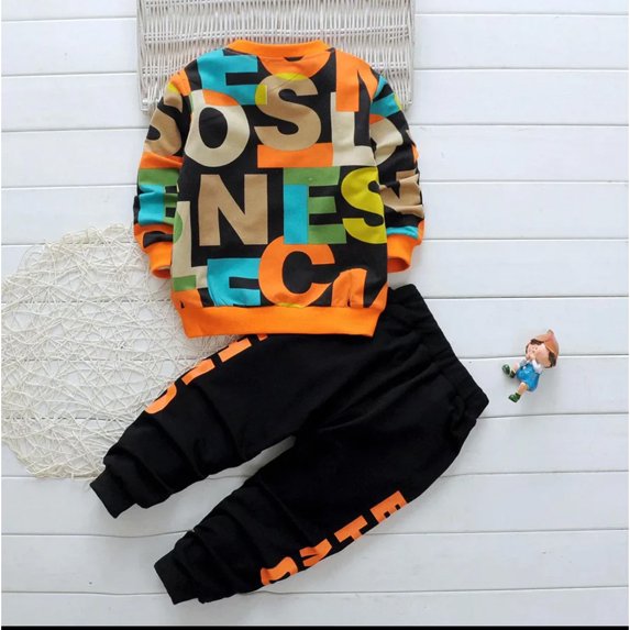 Baby Boy Cloth Casual Sweater Suit Sports Tracksuits Top Kids Boy (1 to 2 Years Baby)