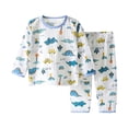 thumbnail image 1 of Baby Boy Clothes Boys 2 Piece Set Cotton Outfits Toddler Lounge Set Fall Winter Outfits Long Sleeve Tops 3M-13T, 1 of 3