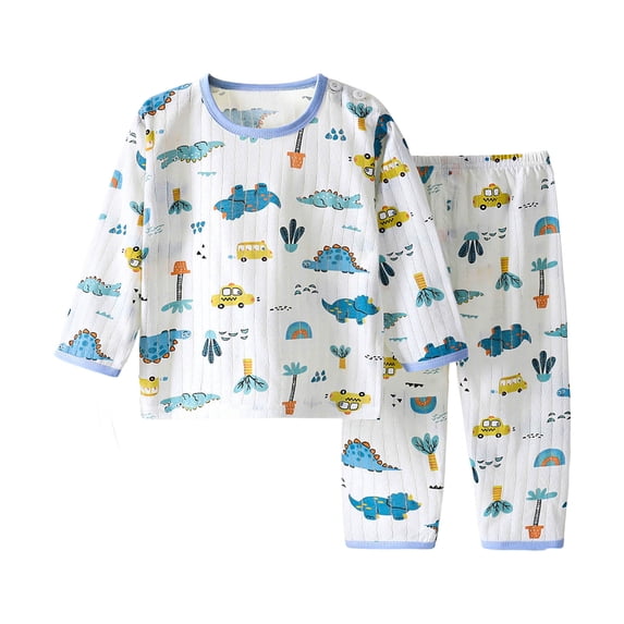 Baby Boy Clothes Boys 2 Piece Set Cotton Outfits Toddler Lounge Set Fall Winter Outfits Long Sleeve Tops 3M-13T