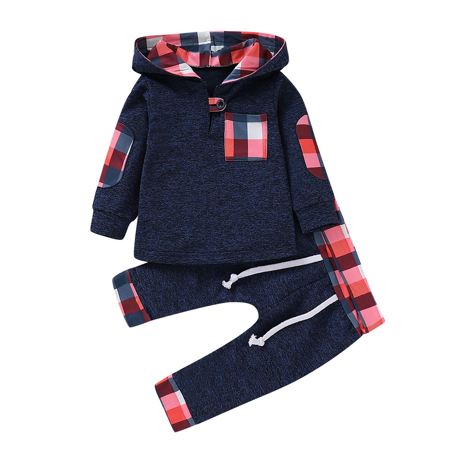 Baby Boy Clothes Boys' Fashion Toddler Baby Boy Clothes Plaid Long ...