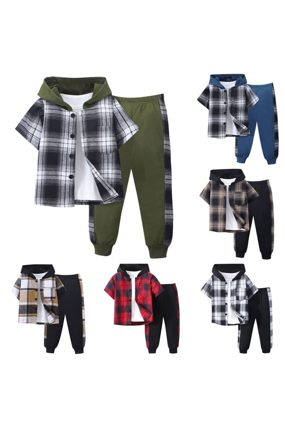 Baby Boy Clothes Fall Winter Fall Outfits Size 3 Boys Clothes 2Pcs Baby Boys Hoodie Tops Pants Set Sweatsuit Fall Winter Outfits Toddler Boy Clothes 3T