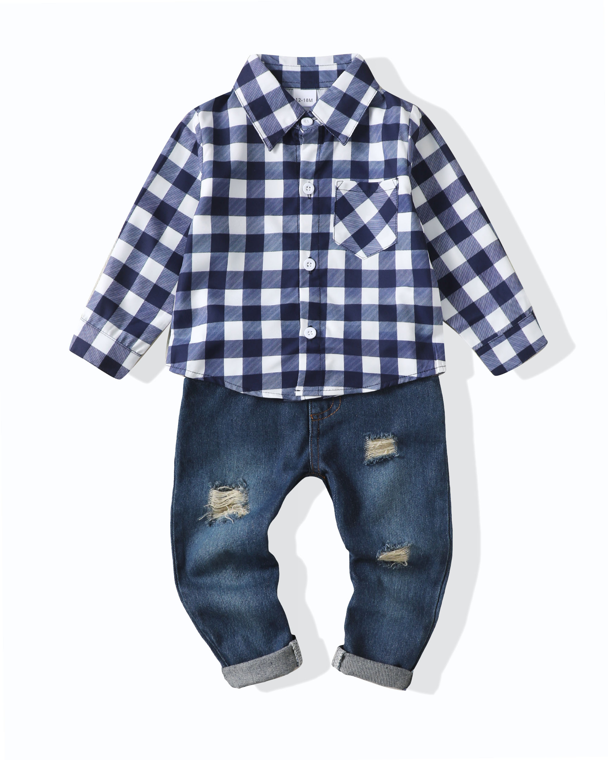 Baby Boy Clothes Infant Toddler Boy Outfits Denim Jeans Boys Fall ...
