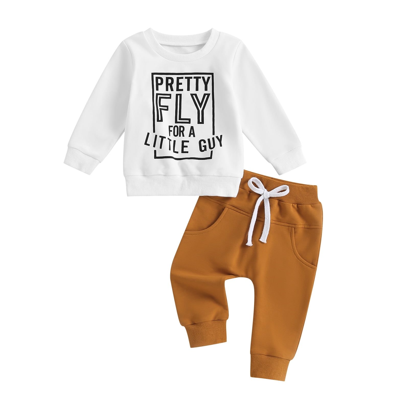 Baby Boy Clothes Pretty Fly for A Little Guy Infant Outfit Sets Tops