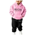 Baby Boy Clothing Set Sweatshirt Girls Kids Boys Kids Hooded Tracksuit