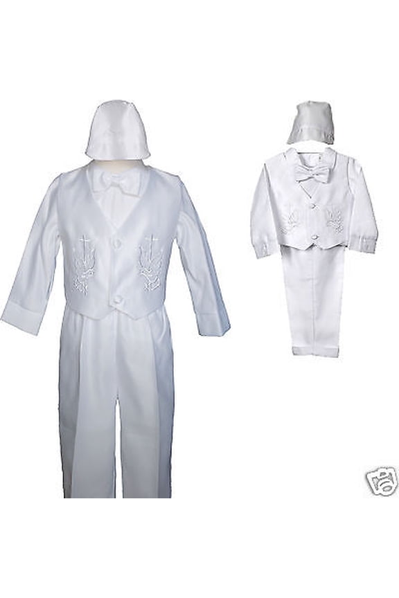 Baby Boy Communion Christening Baptism Outfit Suit set size XS S M L XL(0M-24M)