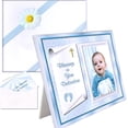 thumbnail image 1 of Baby Boy Dedication Picture Frame Keepsake – Faith-Inspired Gift from Godparents or Grandparents, Gift-Boxed with Card & Envelope, Holds 3.5x5 Photo, 1 of 6