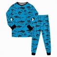 thumbnail image 1 of Baby Boy Fall Clothes Little Boys Spring Round Neckline Long Sleeve 0-24M Tops Pants Set 2 PC, 1 of 7