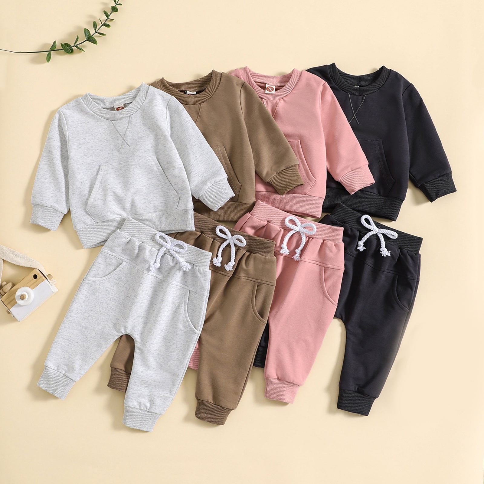 Baby Boy Fall Winter Clothes Toddler Little Girls Outfits 2 Piece Baby