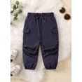 thumbnail image 1 of Baby Boy Flap Pocket Side Ruched Pants, 1 of 5