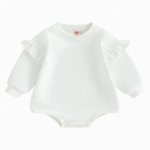 Baby Boy Girl Bubble Shirt Romper Outfit Short Sleeve Summer Bodysuit Top Newborn Oversized Crewneck Jumpsuit