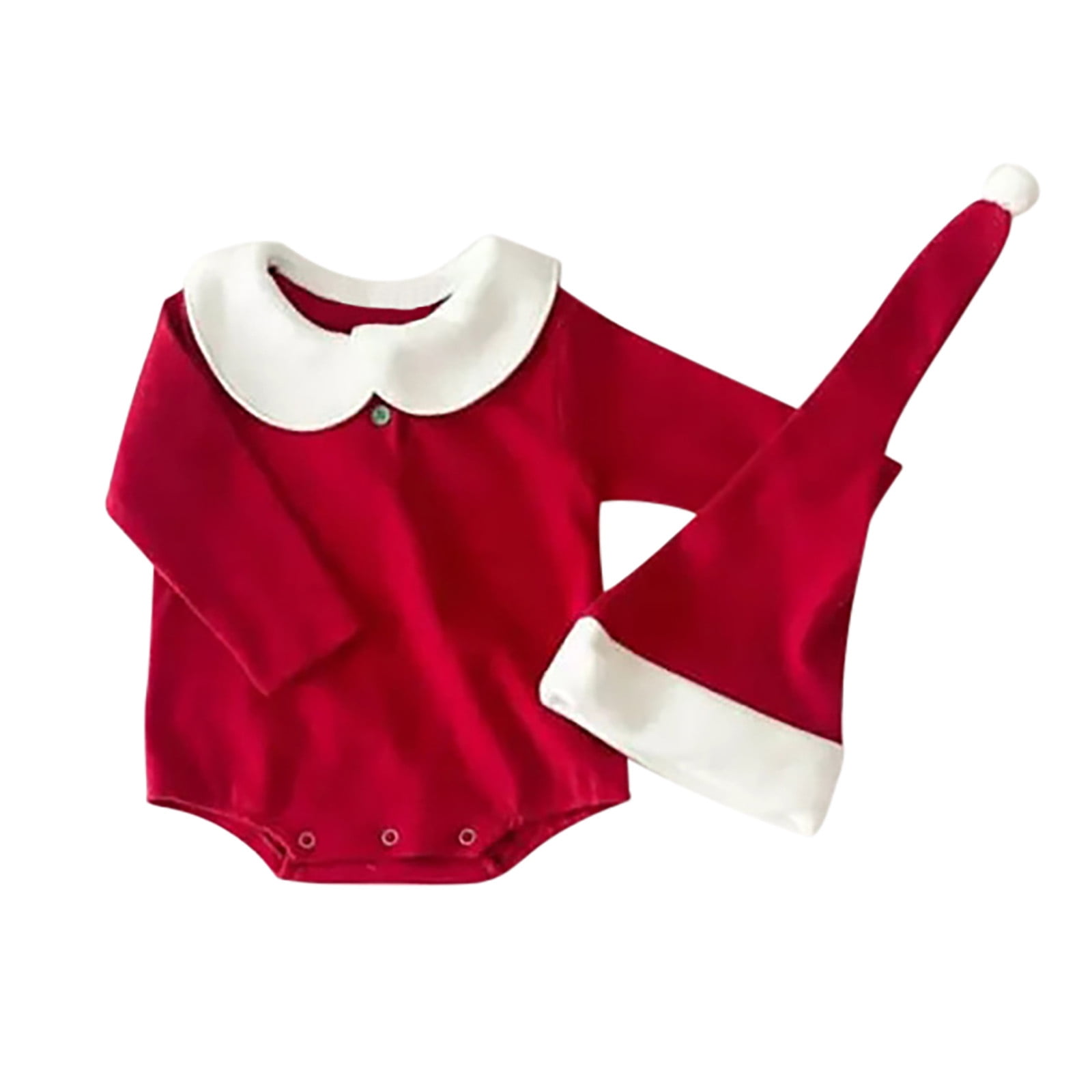 Baby Boy Girl Christmas Clothes Christmas Theme Printed Crewneck Long