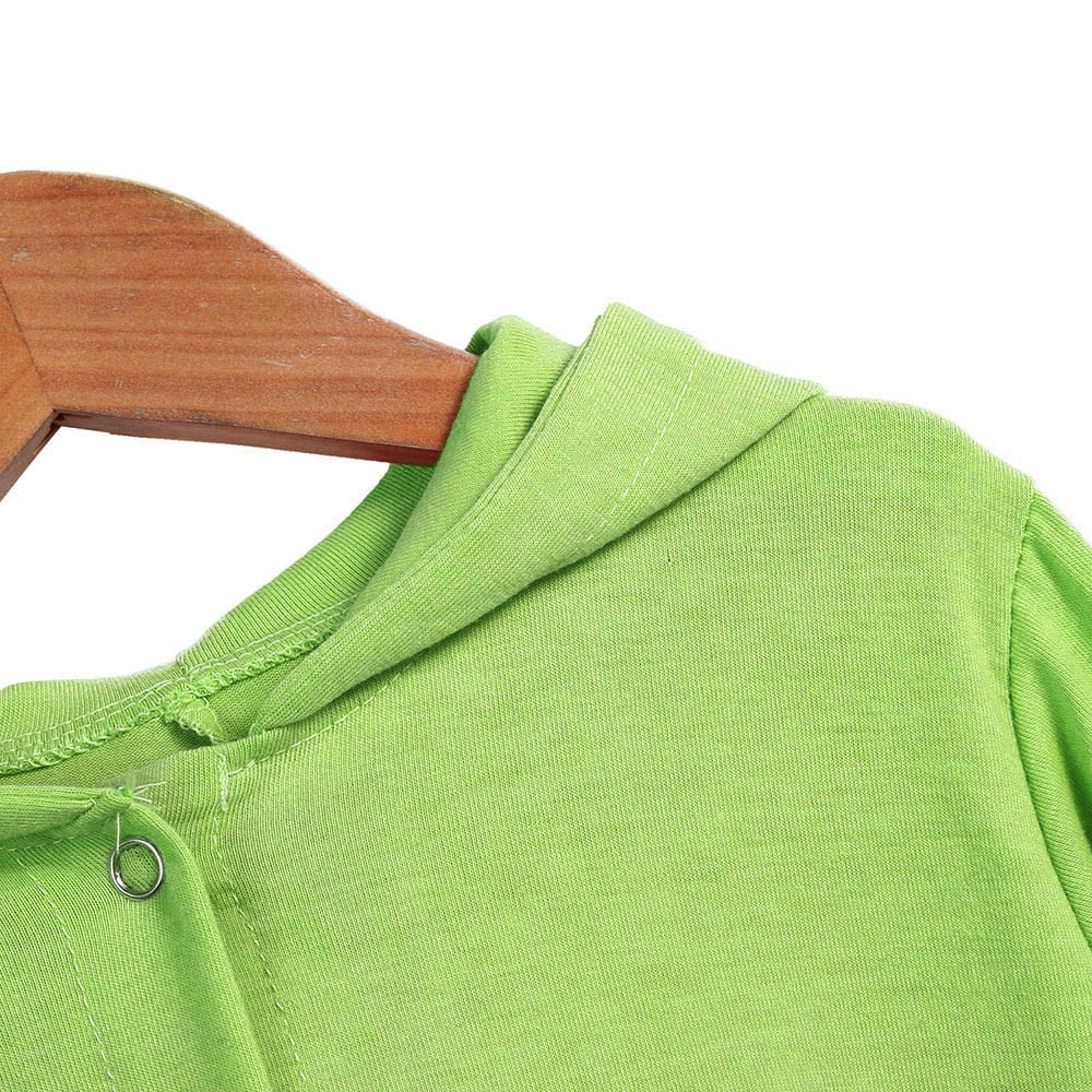 Baby Boy Girl Dinosaur Hooded Romper Jumpsuit Outfits Clothes Little