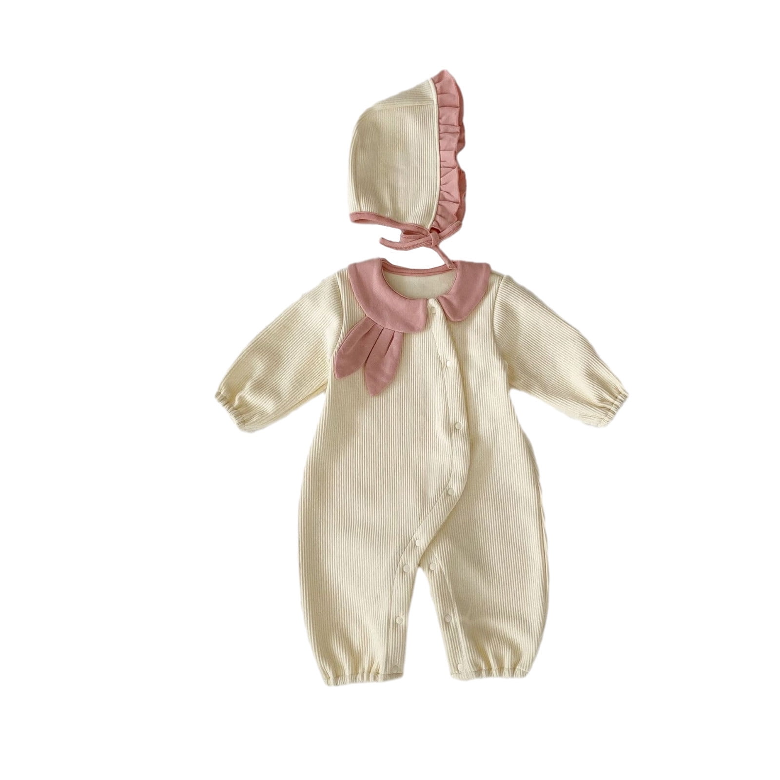 Baby Boy Girl Footie Romper Clothes One Piece Jumpsuit Long Sleeve Zipper Onesie Newborn Coming