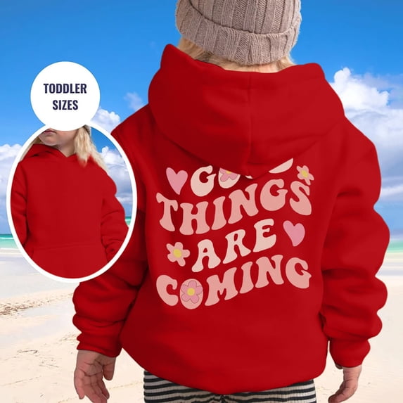 Baby Boy Girl Hoodies Sweatshirt Letter Graphic Print Long Sleeve Cute Sweatshirts Warm and Cozy Jacket Toddler Winter Clothes for 2-3 Years