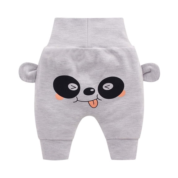 Baby Boy Girl Jogger Pants Toddler Cotton Harems Pants Cute Fall Long Sweatpant Clothes Girl Silvers 18 Months